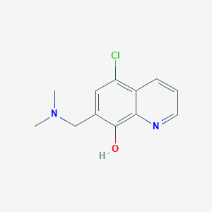 molecular formula C12H13ClN2O B1505882 5-Chloro-7-dimethylaminomethylquinolin-8-ol CAS No. 100119-17-3