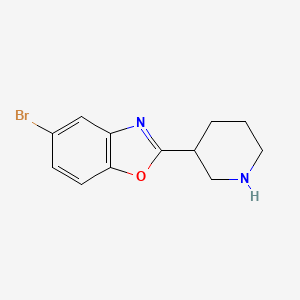 5-Bromo-2-piperidin-3-YL-benzooxazole