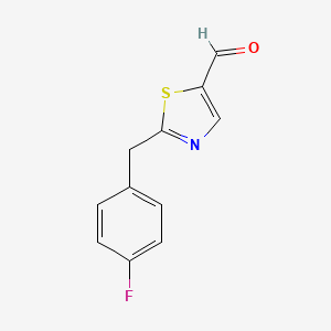 2-(4-Fluorobenzyl)thiazole-5-carbaldehyde