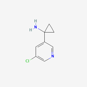 1-(5-Chloropyridin-3-yl)cyclopropanamine