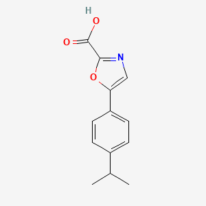 5-(4-Isopropylphenyl)oxazole-2-carboxylic acid