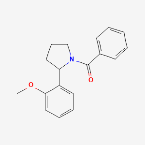 (2-(2-Methoxyphenyl)pyrrolidin-1-yl)(phenyl)methanone