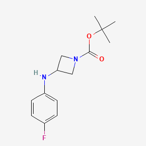 Tert-butyl 3-(4-fluoroanilino)azetidine-1-carboxylate