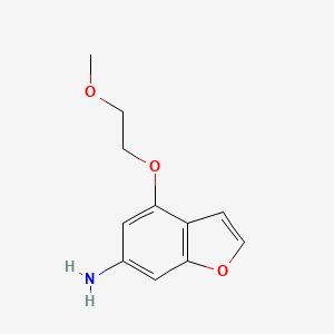 4-(2-Methoxyethoxy)benzofuran-6-amine