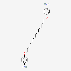 molecular formula C26H40N2O2 B1505901 4,4'-(1,14-Tetradecanediyl)dioxydianiline CAS No. 5226-89-1