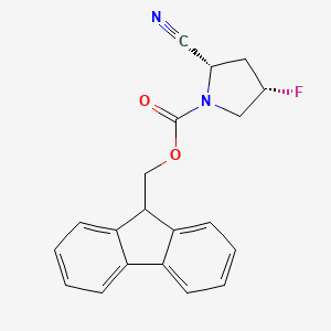 molecular formula C20H17FN2O2 B15059030 (2S,4S)-(9H-Fluoren-9-YL)methyl 2-cyano-4-fluoropyrrolidine-1-carboxylate 