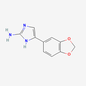 5-(Benzo[d][1,3]dioxol-5-yl)-1H-imidazol-2-amine