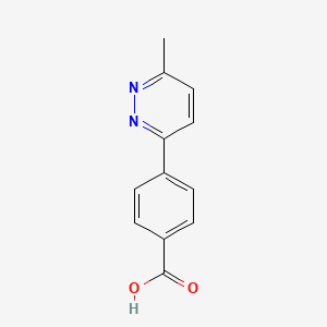 molecular formula C12H10N2O2 B1505908 4-(6-Methylpyridazin-3-YL)benzoic acid CAS No. 216060-24-1