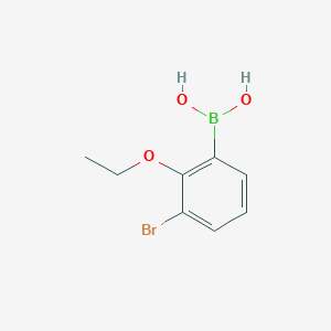 molecular formula C8H10BBrO3 B1505909 3-Bromo-2-ethoxyphenylboronic acid CAS No. 352525-81-6