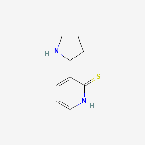 3-(Pyrrolidin-2-yl)pyridine-2-thiol