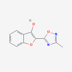 2-(3-Methyl-1,2,4-oxadiazol-5-yl)benzofuran-3-ol