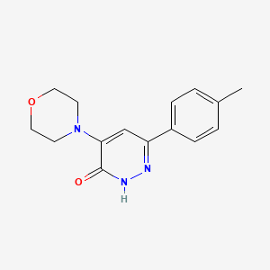 4-Morpholino-6-(p-tolyl)pyridazin-3(2H)-one