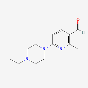 6-(4-Ethylpiperazin-1-yl)-2-methylnicotinaldehyde