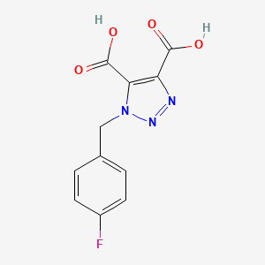 1-(4-fluorobenzyl)-1H-1,2,3-triazole-4,5-dicarboxylic acid