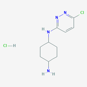 N1-(6-chloropyridazin-3-yl)cyclohexane-1,4-diamine hydrochloride