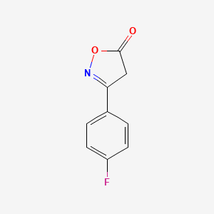 molecular formula C9H6FNO2 B1505919 3-(4-Fluorophenyl)-1,2-oxazol-5(4H)-one CAS No. 31709-51-0
