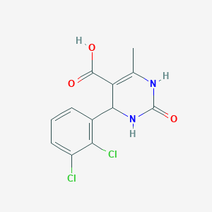 molecular formula C12H10Cl2N2O3 B1505920 4-(2,3-Dichlorophenyl)-1,2,3,4-tetrahydro-6-methyl-2-oxo-5-pyrimidinecarboxylic acid CAS No. 356566-53-5