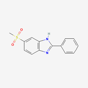 5-(Methylsulfonyl)-2-phenyl-1H-benzo[d]imidazole