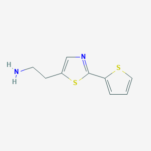 2-(2-(Thiophen-2-yl)thiazol-5-yl)ethanamine