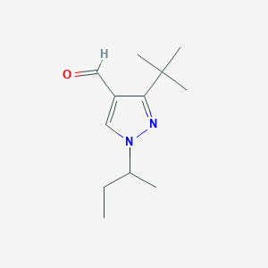 1-(sec-Butyl)-3-(tert-butyl)-1H-pyrazole-4-carbaldehyde