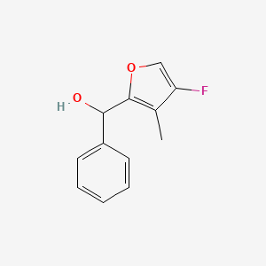 (4-Fluoro-3-methylfuran-2-yl)(phenyl)methanol