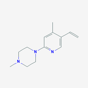 1-Methyl-4-(4-methyl-5-vinylpyridin-2-yl)piperazine