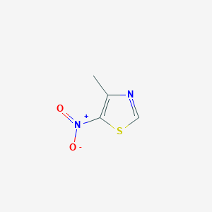 molecular formula C4H4N2O2S B1505930 4-Methyl-5-nitro-1,3-thiazole CAS No. 26213-72-9