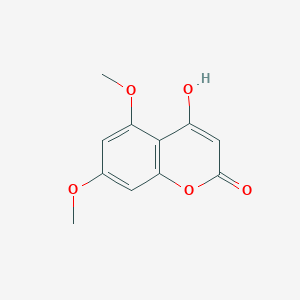 molecular formula C11H10O5 B1505936 4-hydroxy-5,7-dimethoxy-2H-chromen-2-one CAS No. 2555-38-6