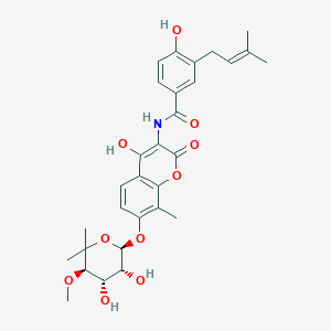 molecular formula C30H35NO10 B1505941 Descarbamylnovobiocin CAS No. 75057-97-5