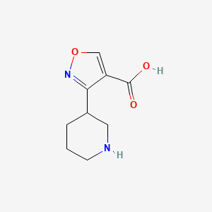 3-(Piperidin-3-yl)isoxazole-4-carboxylic acid