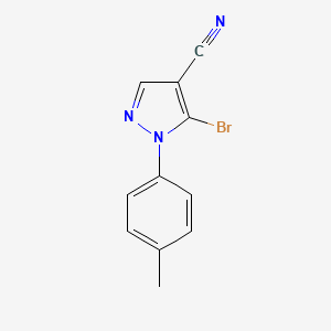 5-Bromo-1-(p-tolyl)-1H-pyrazole-4-carbonitrile