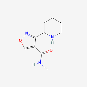 N-Methyl-3-(piperidin-2-yl)isoxazole-4-carboxamide