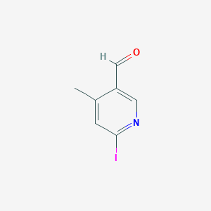 6-Iodo-4-methylnicotinaldehyde