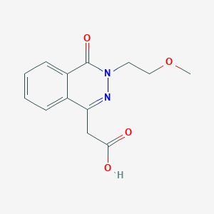 2-(3-(2-Methoxyethyl)-4-oxo-3,4-dihydrophthalazin-1-yl)acetic acid