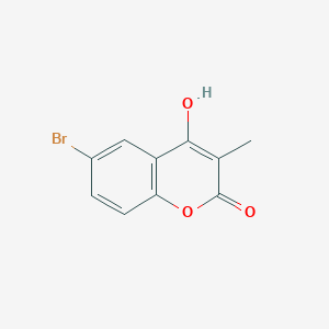 6-Bromo-4-hydroxy-3-methyl-2H-1-benzopyran-2-one