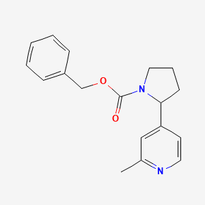 Benzyl 2-(2-methylpyridin-4-yl)pyrrolidine-1-carboxylate