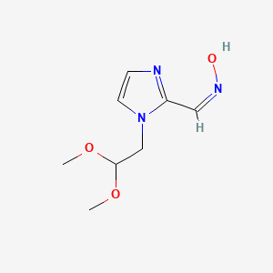 (NZ)-N-[[1-(2,2-dimethoxyethyl)imidazol-2-yl]methylidene]hydroxylamine