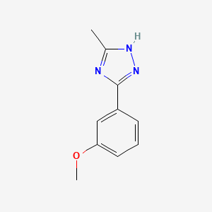 5-(3-Methoxyphenyl)-3-methyl-1H-1,2,4-triazole