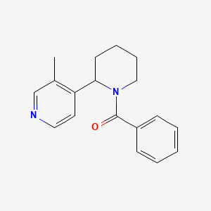 (2-(3-Methylpyridin-4-yl)piperidin-1-yl)(phenyl)methanone