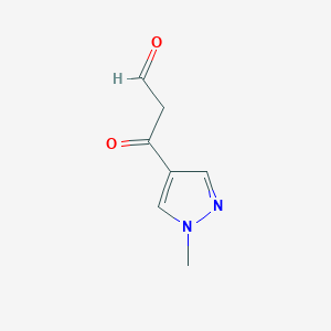 3-(1-Methyl-1H-pyrazol-4-yl)-3-oxopropanal