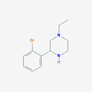 3-(2-Bromophenyl)-1-ethylpiperazine