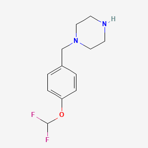 1-(4-(Difluoromethoxy)benzyl)piperazine