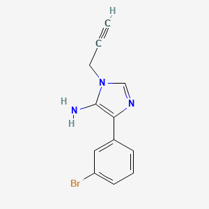 4-(3-Bromophenyl)-1-(prop-2-yn-1-yl)-1H-imidazol-5-amine