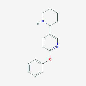 2-Phenoxy-5-(piperidin-2-yl)pyridine