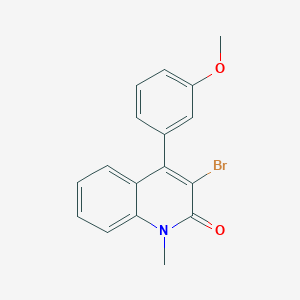 3-Bromo-4-(3-methoxyphenyl)-1-methylquinolin-2(1H)-one