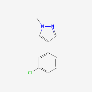 4-(3-Chlorophenyl)-1-methyl-1H-pyrazole