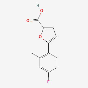 5-(4-Fluoro-2-methylphenyl)furan-2-carboxylic acid