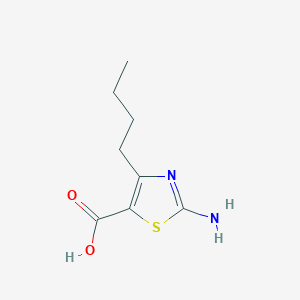 molecular formula C8H12N2O2S B15059865 2-Amino-4-butylthiazole-5-carboxylic acid 