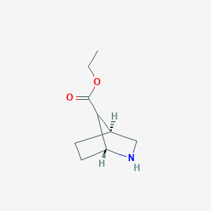 molecular formula C9H15NO2 B1505987 Ethyl (1R,4S)-2-azabicyclo[2.2.1]heptane-7-carboxylate CAS No. 745836-21-9