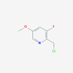 2-(Chloromethyl)-3-fluoro-5-methoxypyridine